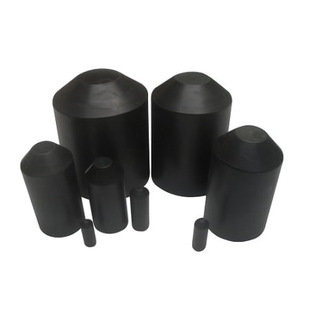 15mm-40mm adhesive-lined chaleur shrink Fin Cap